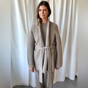 Lauren Mangoogian Coto Cardigan in DRIFTWOOD Size 1 (Small/Medium)